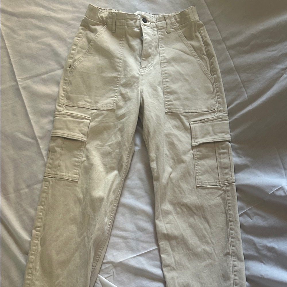 Hollister Tan Cargo Pants Durable Utility Style